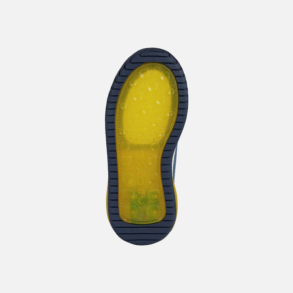 Geox Sneakers Navy/Yellow Inek - Geox Boys Shoes - FYXHPI145